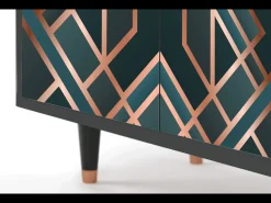 Aparador - 94x96x48 cm - BS3 - Bronze Crossroad, Antracita