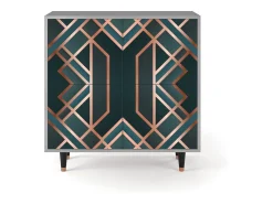Aparador - 94x96x48 cm - BS3 - Bronze Crossroad, Gris