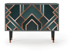 Aparador - 115x85x48 cm - BS4 - Bronze Crossroad, Antracita