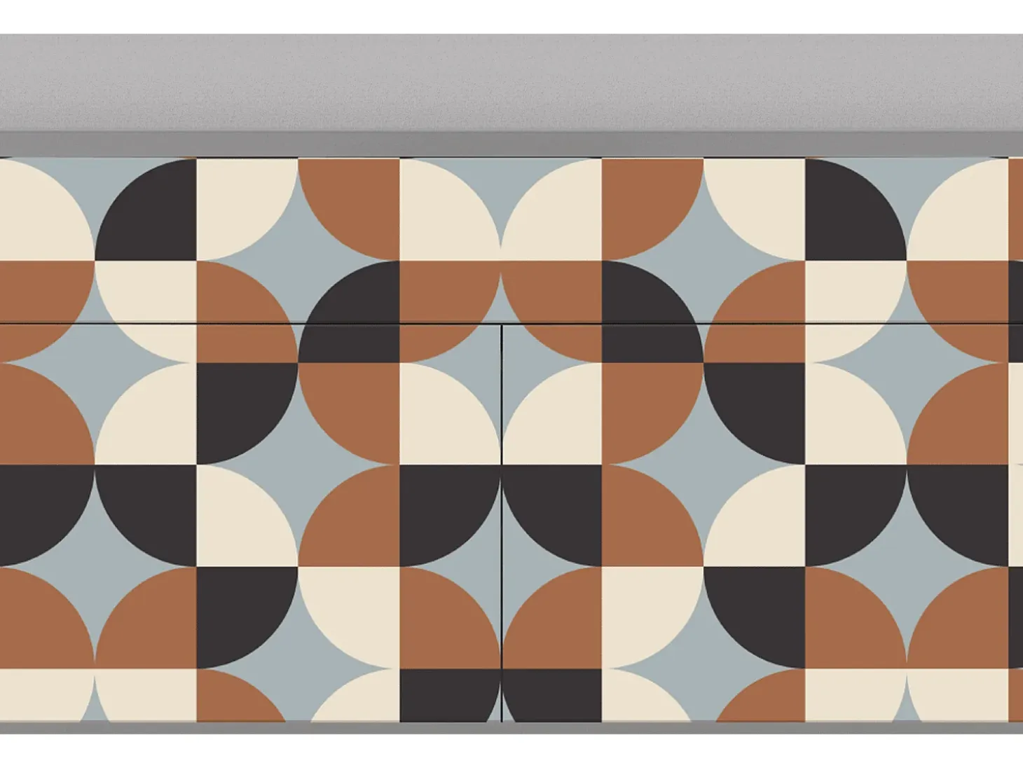 Aparador - 115x85x48 cm - BS4 - Brown Sensation, Gris