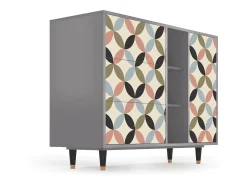 Aparador - 125x98x48 cm - BS2 - Butterfly Effect, Gris