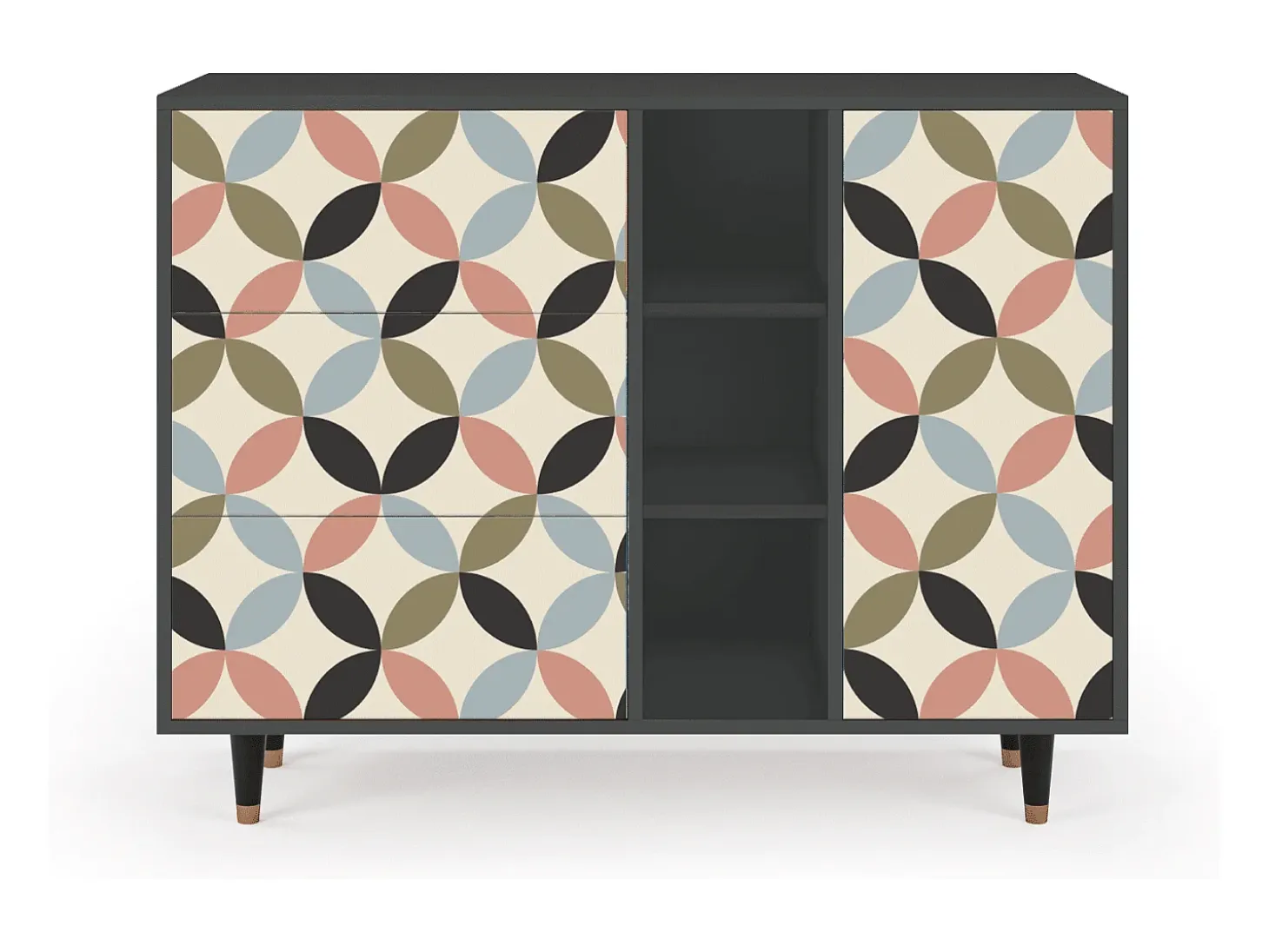 Aparador - 125x98x48 cm - BS2 - Butterfly Effect, Antracita