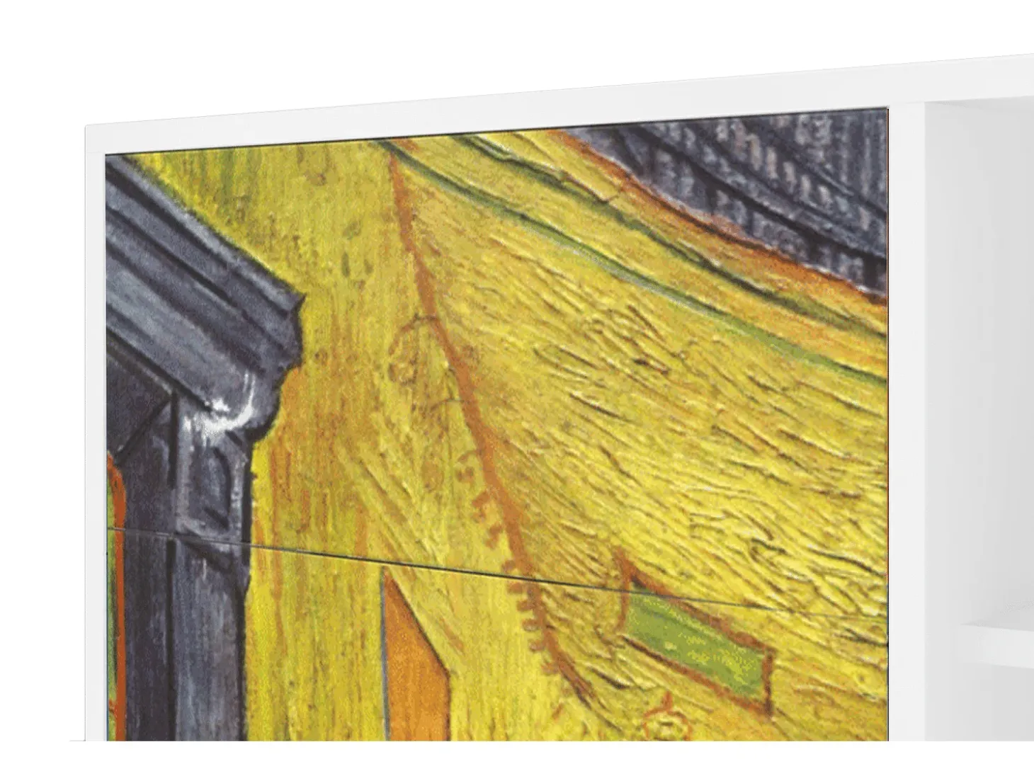 Aparador - 125x98x48 cm - BS2 - Café Terrace at Night, Blanco