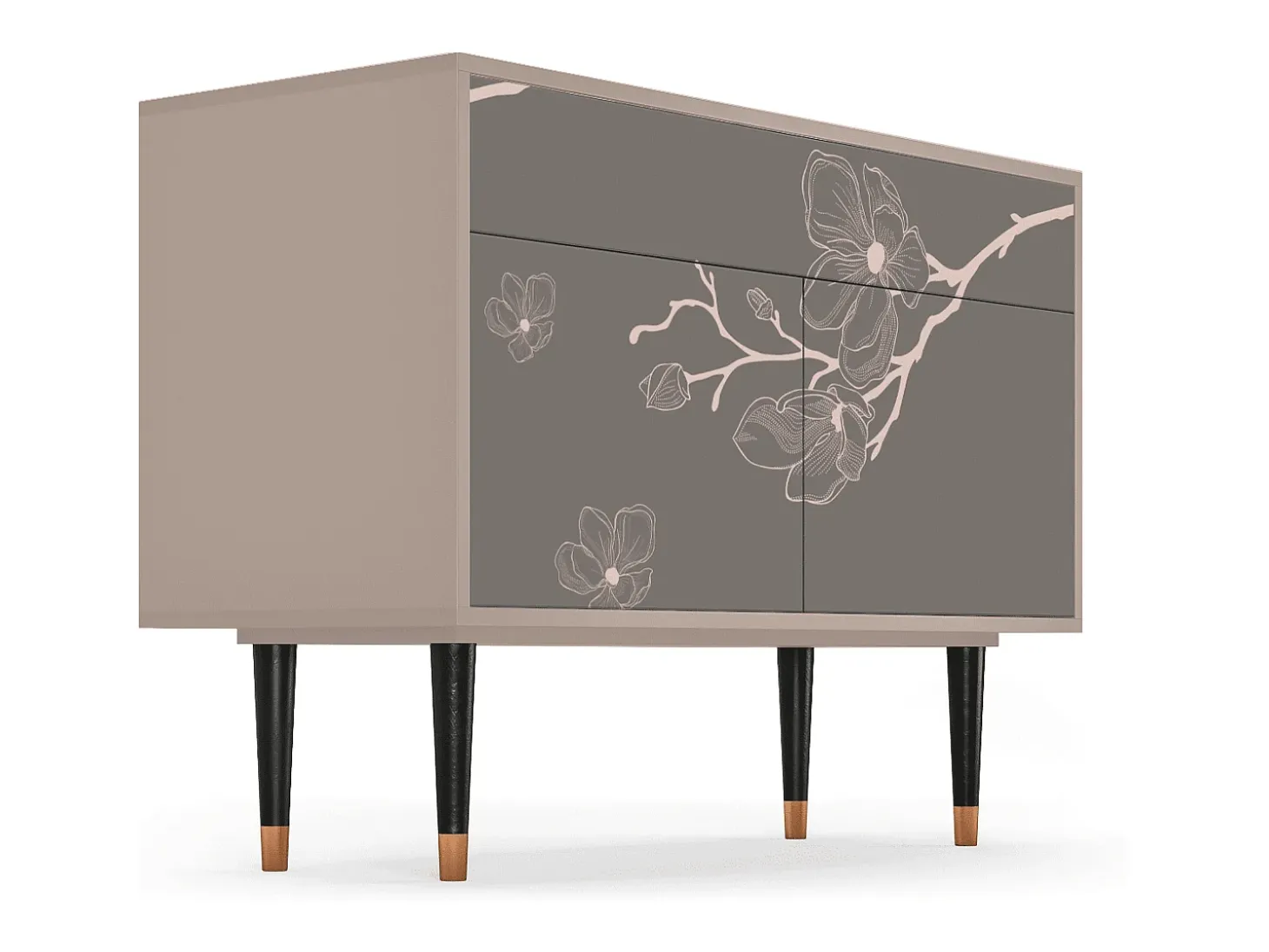 Aparador - 115x85x48 cm - BS4 - Cherry Blossom, Latte