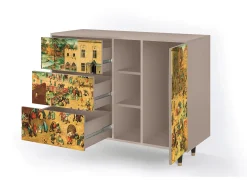 Aparador - 125x98x48 cm - BS2 - Children Games, Latte