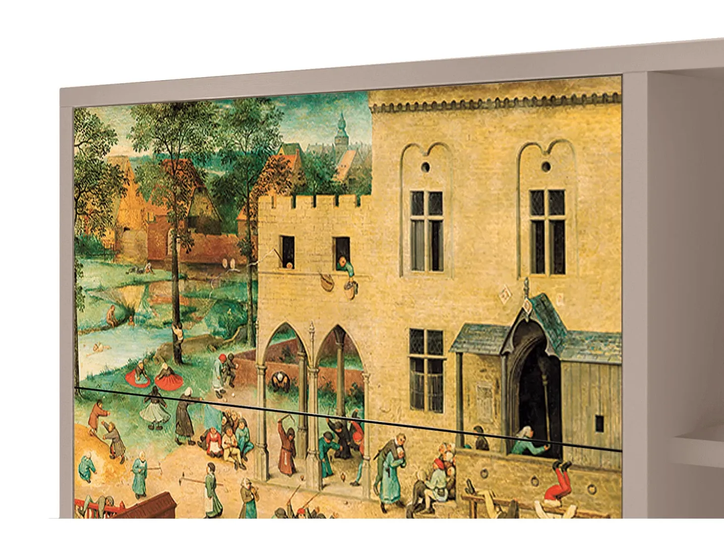 Aparador - 125x98x48 cm - BS2 - Children Games, Latte