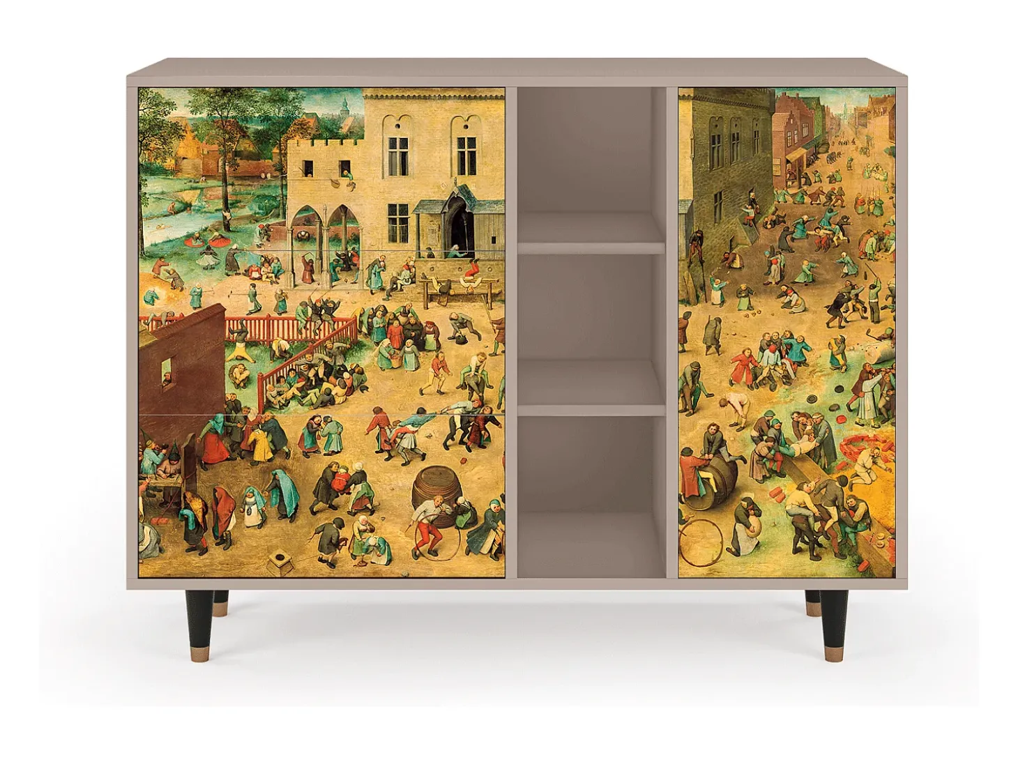 Aparador - 125x98x48 cm - BS2 - Children Games, Latte