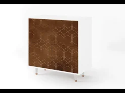 Aparador - 94x96x48 cm - BS3 - Chocolate Bar, Blanco