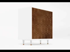 Aparador - 94x96x48 cm - BS3 - Chocolate Bar, Blanco
