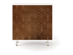 Aparador - 94x96x48 cm - BS3 - Chocolate Bar, Blanco