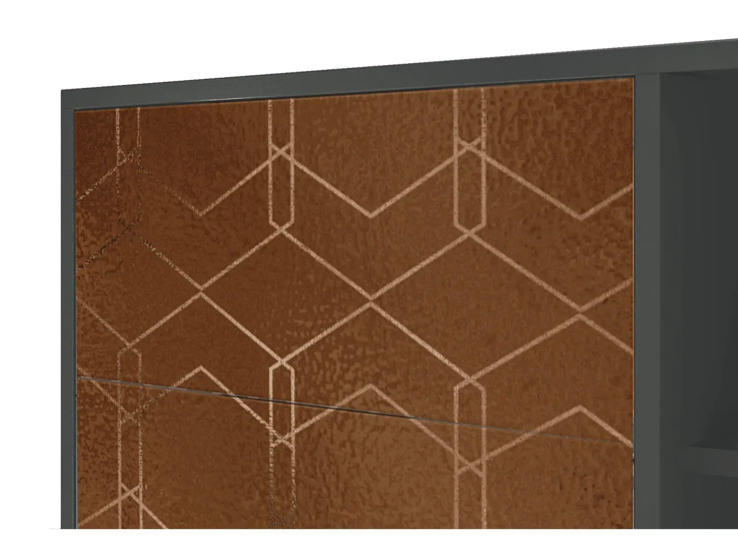 Aparador - 125x98x48 cm - BS2 - Chocolate Bar, Antracita