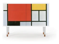 Aparador - 115x85x48 cm - BS4 - Composition, Blanco