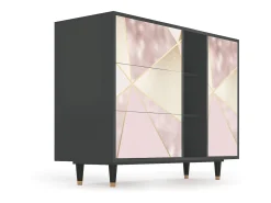 Aparador - 125x98x48 cm - BS2 - Cosmopolitan Diva, Antracita