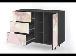 Aparador - 125x98x48 cm - BS2 - Cosmopolitan Diva, Antracita