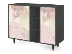 Aparador - 125x98x48 cm - BS2 - Cosmopolitan Diva, Antracita