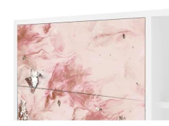 Aparador - 125x98x48 cm - BS2 - Cotton Candy, Blanco