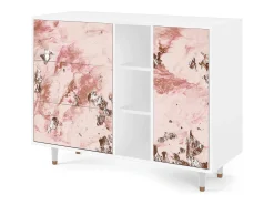 Aparador - 125x98x48 cm - BS2 - Cotton Candy, Blanco