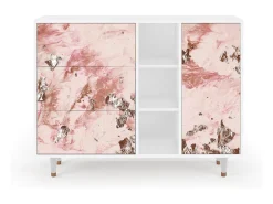 Aparador - 125x98x48 cm - BS2 - Cotton Candy, Blanco