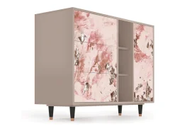 Aparador - 125x98x48 cm - BS2 - Cotton Candy, Latte