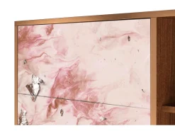 Aparador - 125x98x48 cm - BS2 - Cotton Candy, Nogal