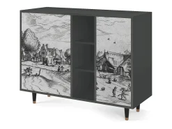 Aparador - 125x98x48 cm - BS2 - Country Village, Antracita