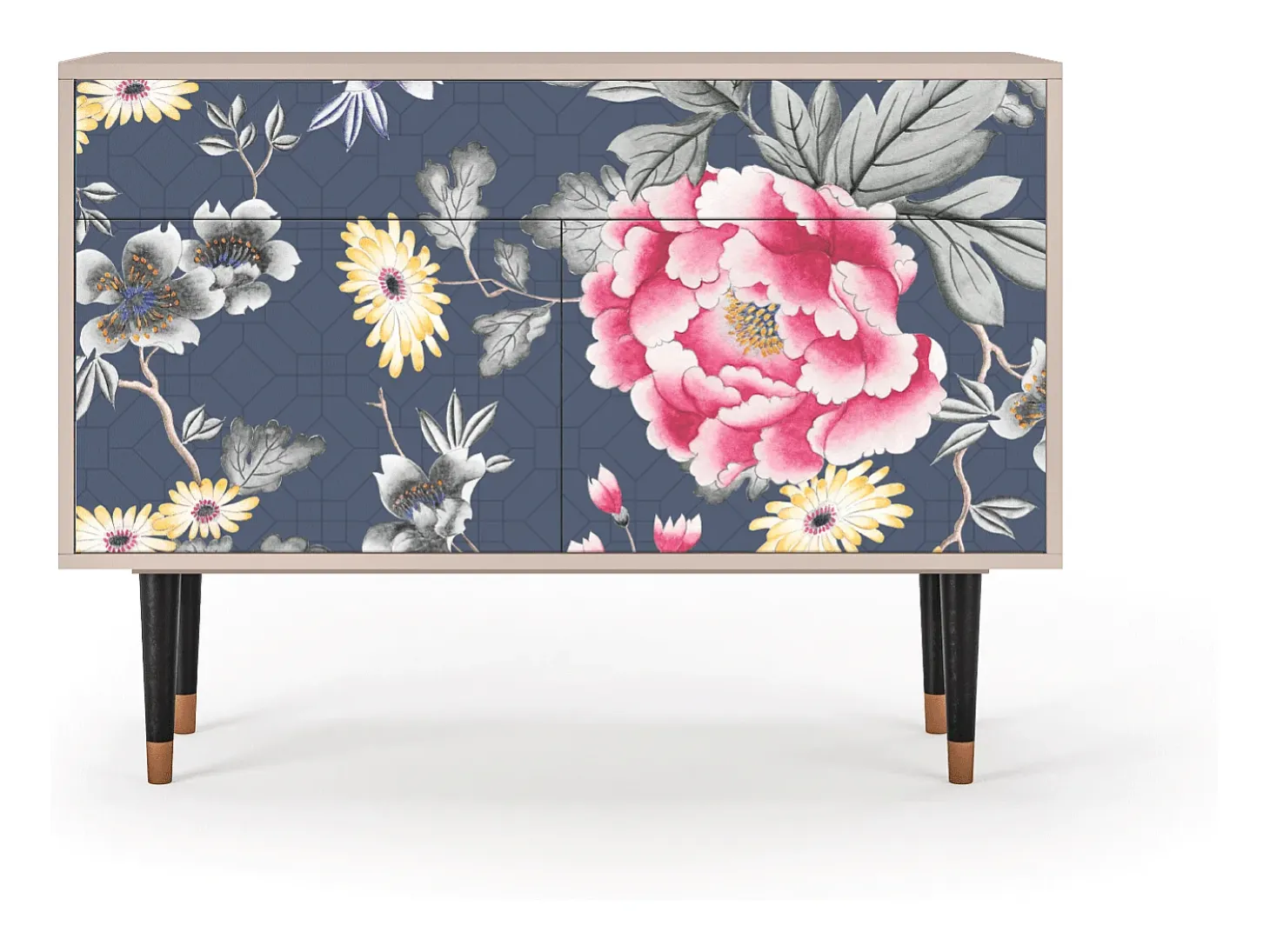Aparador - 115x85x48 cm - BS4 - Dark Flower Bed, Latte