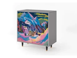 Aparador - 94x96x48 cm - BS3 - Davos Winter, Gris