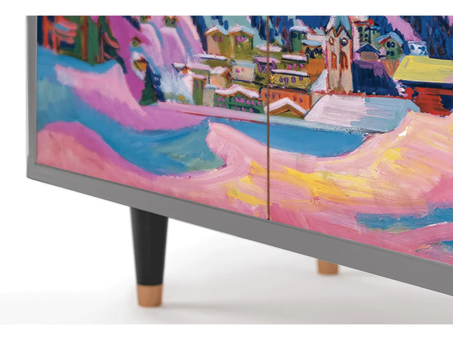 Aparador - 94x96x48 cm - BS3 - Davos Winter, Gris