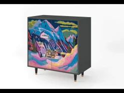 Aparador - 94x96x48 cm - BS3 - Davos Winter, Antracita