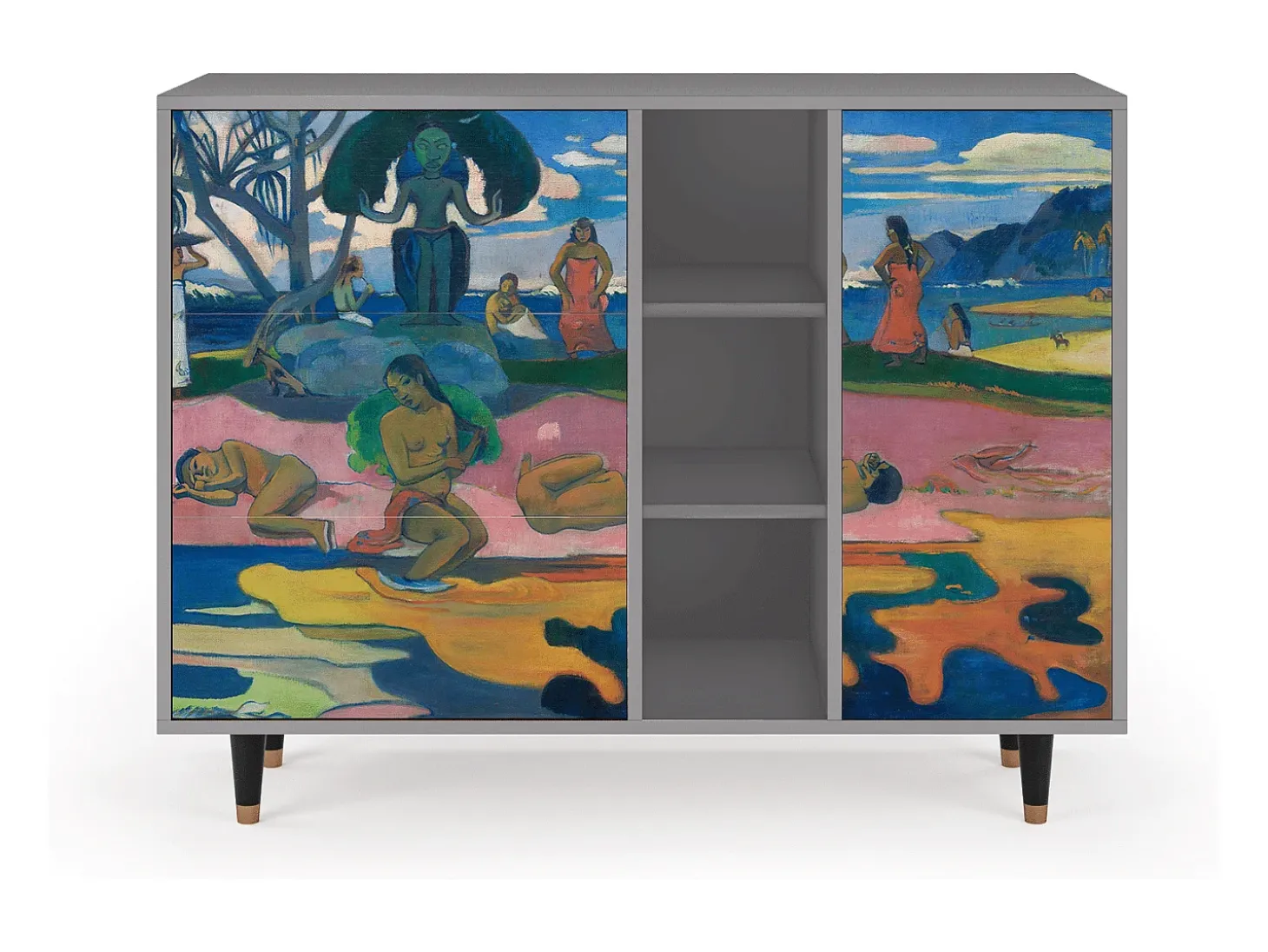 Aparador - 125x98x48 cm - BS2 - Day of the God, Gris