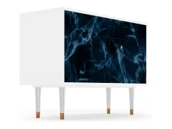 Aparador - 115x85x48 cm - BS4 - Deep Ocean, Blanco
