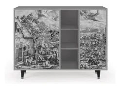 Aparador - 125x98x48 cm - BS2 - Departure, Gris