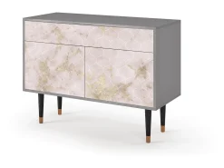 Aparador - 115x85x48 cm - BS4 - Dirty Roses, Gris