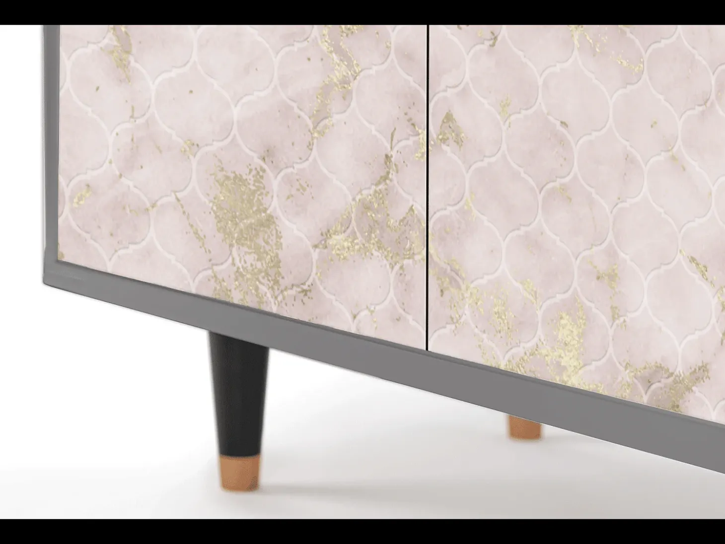 Aparador - 94x96x48 cm - BS3 - Dirty Roses, Gris
