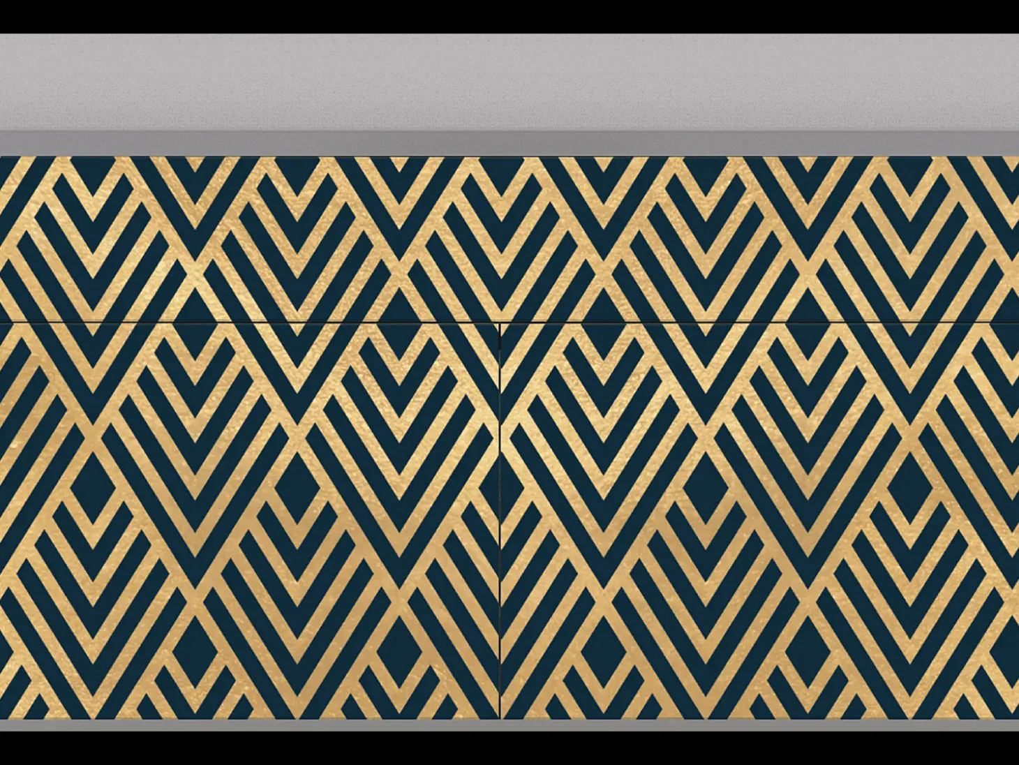 Aparador - 115x85x48 cm - BS4 - Egypt Triangles, Gris