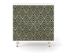 Aparador - 94x96x48 cm - BS3 - Egypt Triangles, Blanco