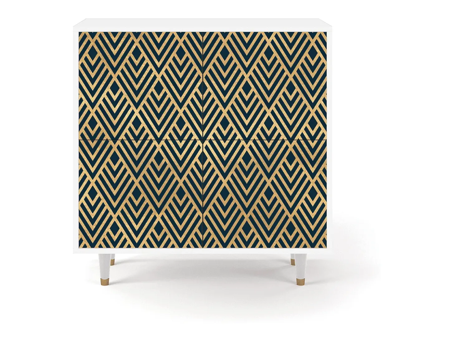 Aparador - 94x96x48 cm - BS3 - Egypt Triangles, Blanco