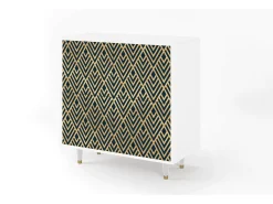 Aparador - 94x96x48 cm - BS3 - Egypt Triangles, Blanco