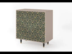 Aparador - 94x96x48 cm - BS3 - Egypt Triangles, Latte