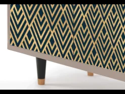 Aparador - 94x96x48 cm - BS3 - Egypt Triangles, Latte