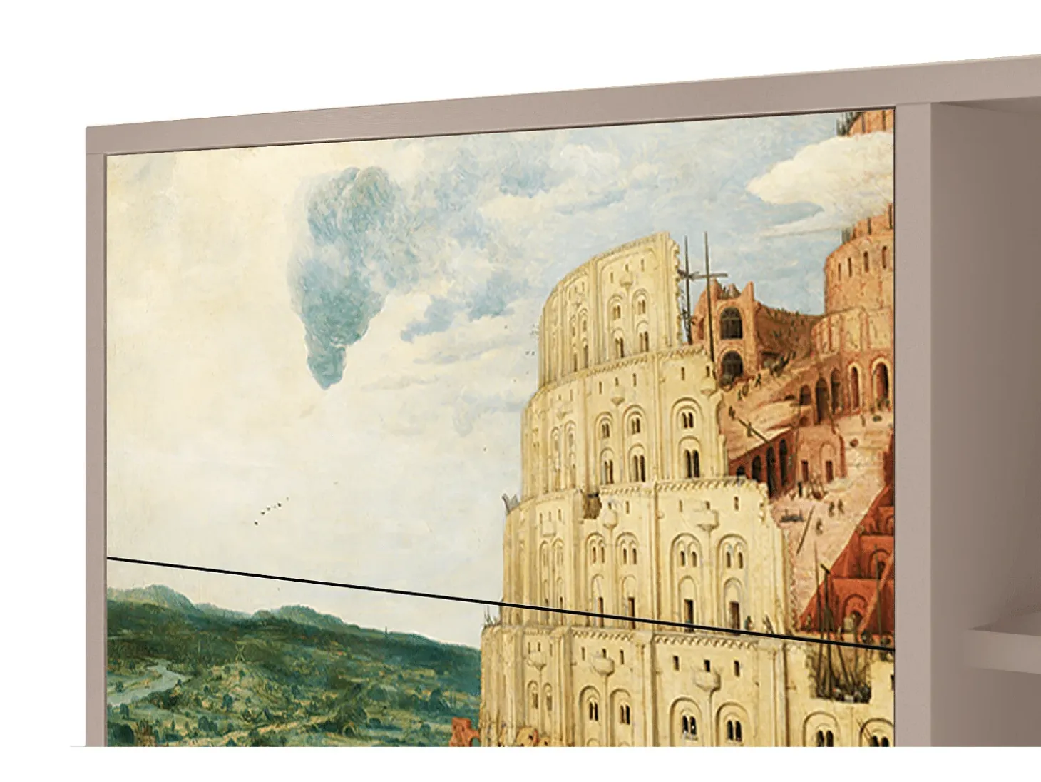 Aparador - 125x98x48 cm - BS2 - Elder The Tower, Latte