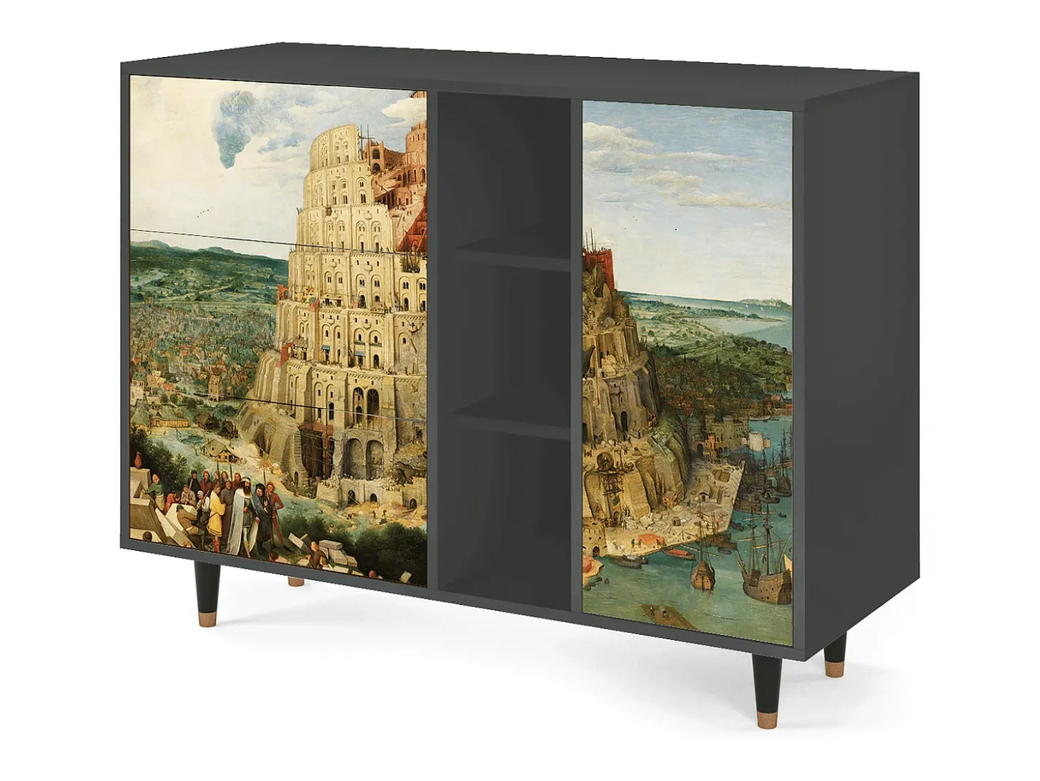 Aparador - 125x98x48 cm - BS2 - Elder The Tower, Antracita