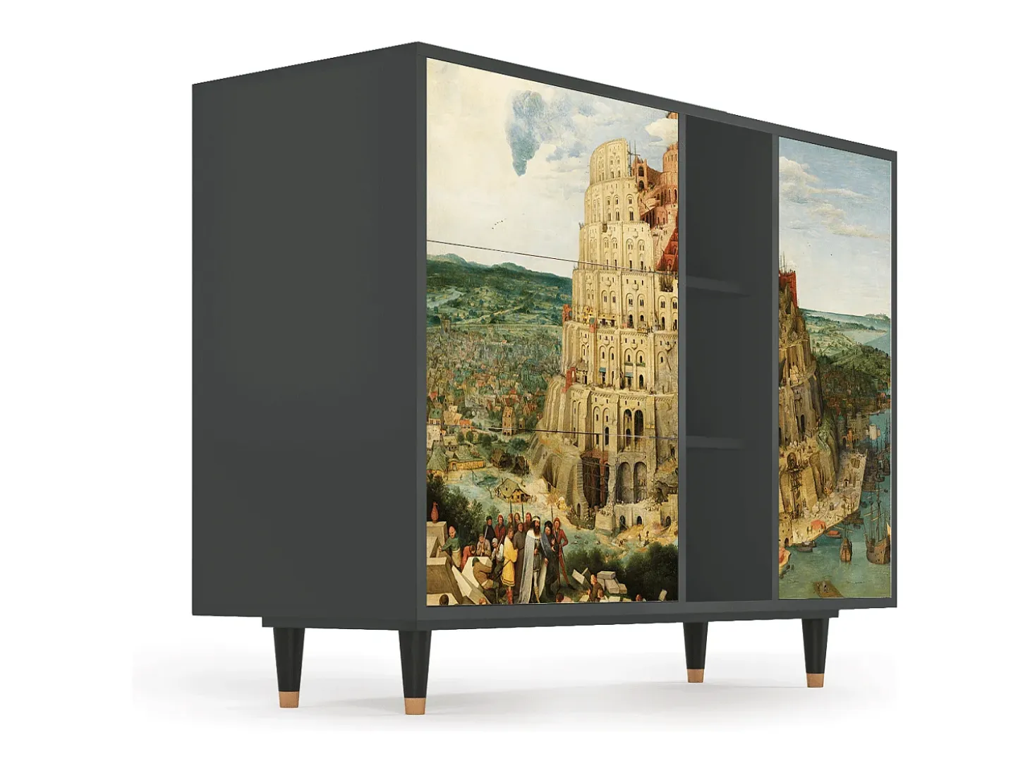 Aparador - 125x98x48 cm - BS2 - Elder The Tower, Antracita