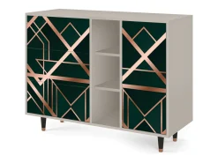 Aparador - 125x98x48 cm - BS2 - Emerald Gatsby, Arena