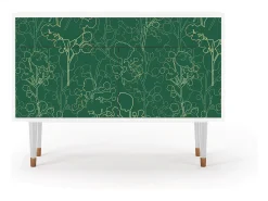 Aparador - 115x85x48 cm - BS4 - Emerald Forest, Blanco