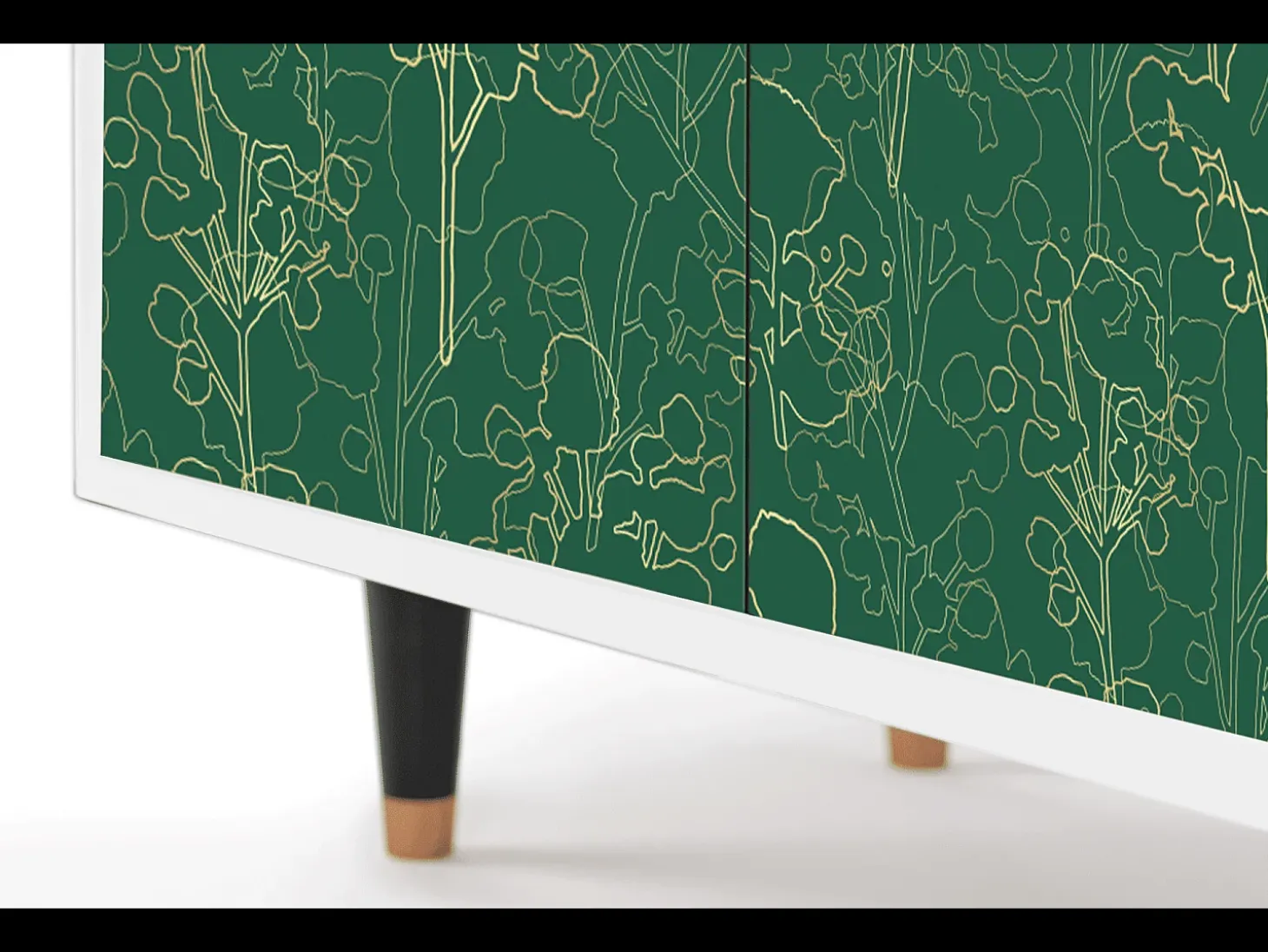 Aparador - 94x96x48 cm - BS3 - Emerald Forest, Blanco