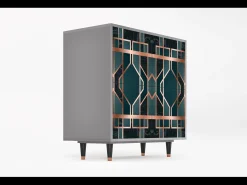 Aparador - 94x96x48 cm - BS3 - Emerald Metro, Gris