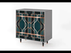 Aparador - 94x96x48 cm - BS3 - Emerald Metro, Gris