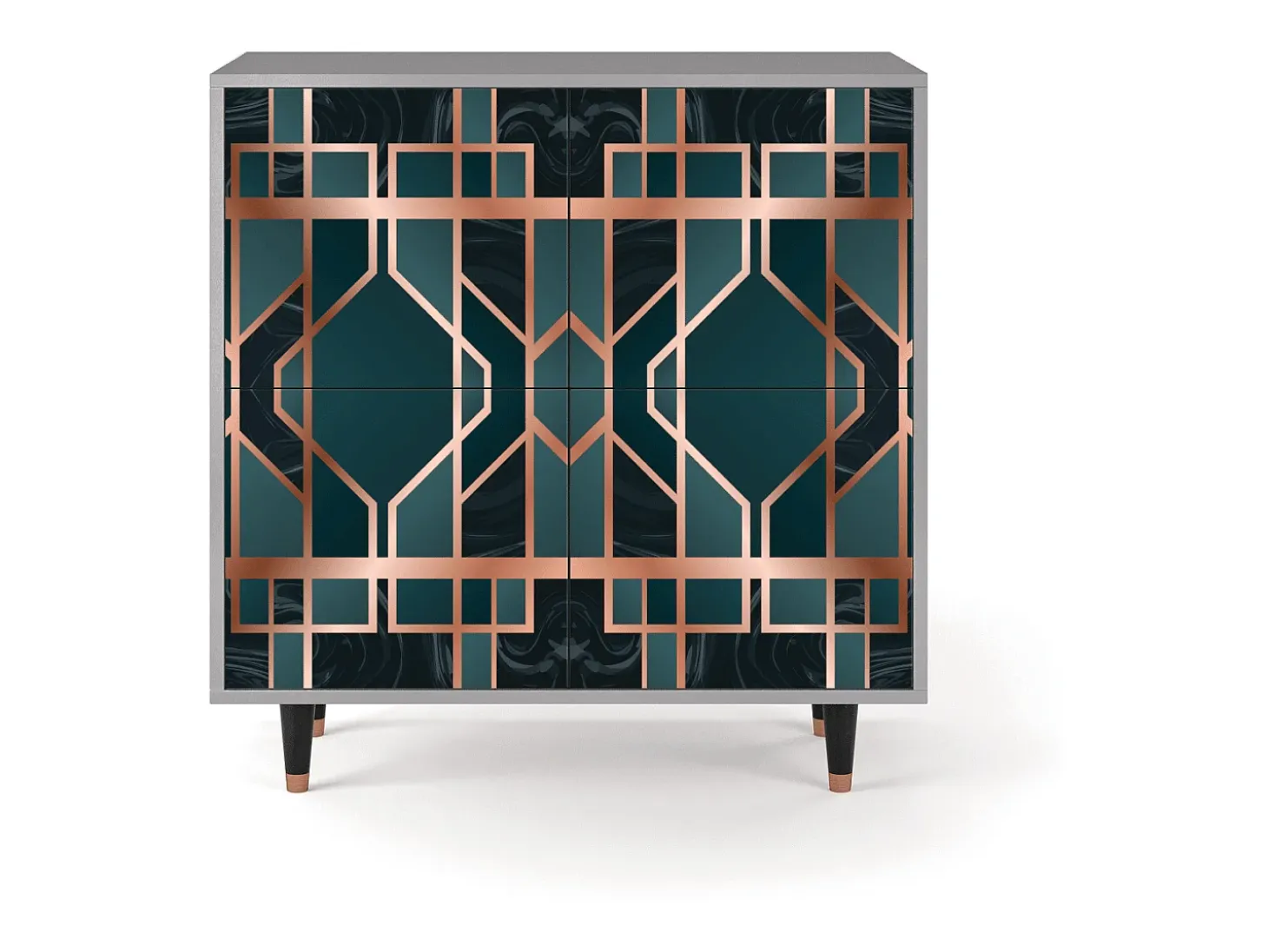 Aparador - 94x96x48 cm - BS3 - Emerald Metro, Gris