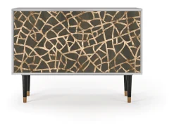 Aparador - 115x85x48 cm - BS4 - Enlarged Leaf, Gris